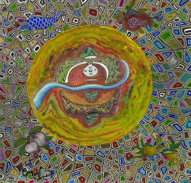 금반형 풍수도 / Golden Tray Type — A Feng Shui Diagram