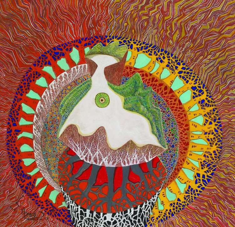 맹호출림형 풍수도 (Ⅰ) / Furious Tiger Appearing in the Forest Type (I) — A Feng Shui Diagram