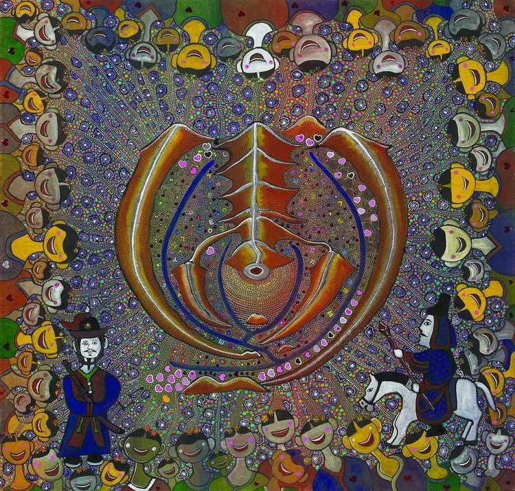 복호형 풍수도 / Tiger Facing Down Type — A Feng Shui Diagram
