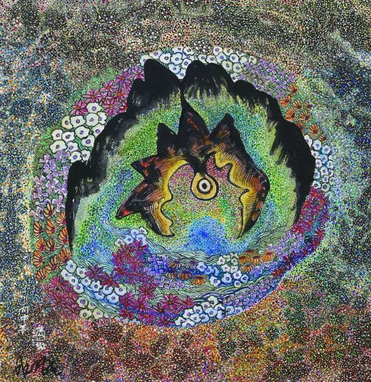비봉귀소형 풍수도 / Phoenix Return Home Type — A Feng Shui Diagram